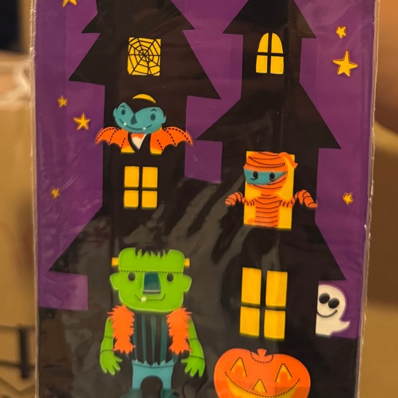 40 HALLOWEEN TREAT BAGS WITH TIES 4IN x 9.5 IN (10x24 cm) - Picture 2 of 2